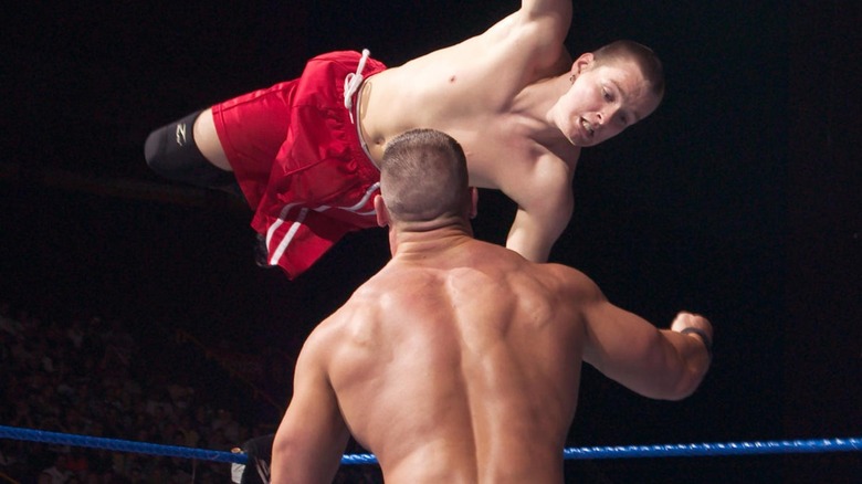 Zach Gowen wrestles John Cena on WWE TV