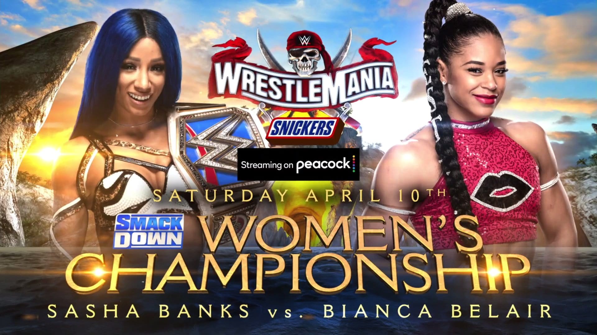 Hashtag For Sasha Banks Vs. Bianca Belair To Headline WrestleMania 37